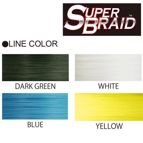 Yo-Zuri Superbraid 600 yd Floating Braid, Dark Green, 40 lb