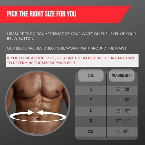 Lift Tech 5" Men's Foam Weightlifting Belt, Gray/Black