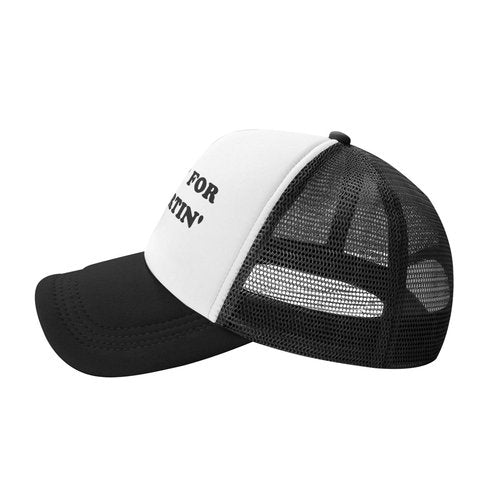Hurtin for A Squirting Hat Funny Trucker Hats Adjustable Classic Fishing Cap for Men and Women Black