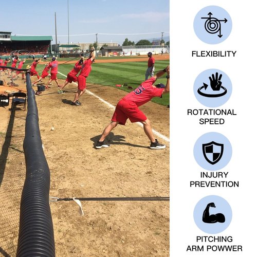 Baseball Softball Resistance Training Bands,Baseball Training Equipment,Baseball Pitching Trainer and Arm Trainer,Softball Training Aid for Pitching Arm Strength Throwing Warm up Stretching