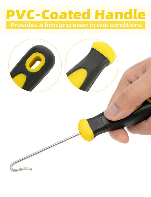 BLUEWING Dehooker Portable Stainless Steel Fishing Hook Remover Bait Tool Durable Remover, 7.69in