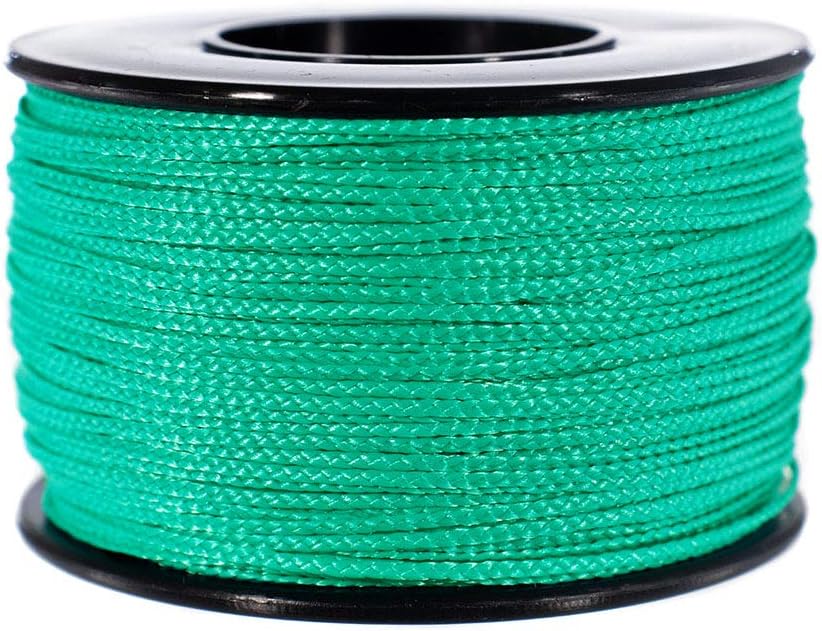 Paracord Planet | Lightweight Nylon Braided Utility Purpose Crafting Nano Cord | 300 FT Spools, 1/32” (0.75mm) Thickness, &