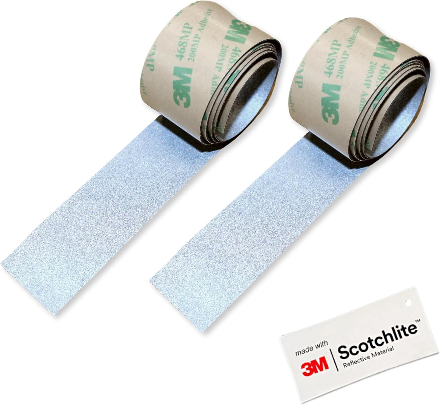 Salzmann Reflective Tape - Universal High Visibility Tape for Backpacks, Helmets, Bikes, Cars, etc. - Made with 3M Scotchlite