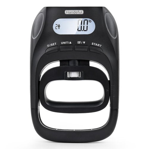 Hand Dynamometer Grip Strength Trainer - 397 Lbs / 180 Kgs Electronic Hand Grip Strength Tester Grip Strengthener Hand Exerciser Meter Digital Hand Grip Training Gauge for Sport Home School Use