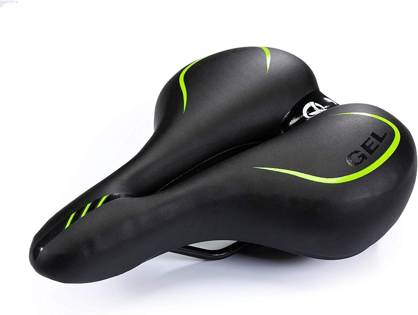 UNISTRENGH Big Bum Bike Saddle Seats Cruiser Suspension Shock Absorbing Ball Extra Wide Silica Gel Padded Cushion Bicycle Cycling