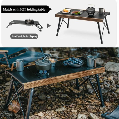 Naturehike Portable Camping Stove, 1 Burner Gas Camp Stove with Carry Bag, 11260 BTU Backpacking Stove with Adjustable Burners for Outdoor Hiking Backpacking