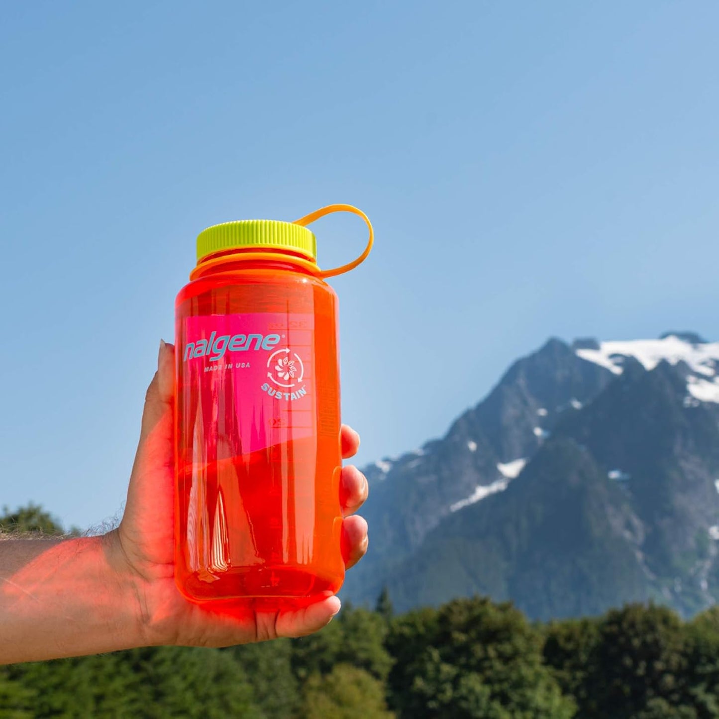 Nalgene Wide Mouth Bottle, 32 oz, Cerulean