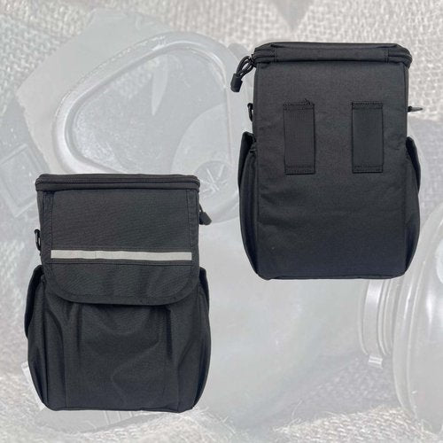KUNFALY Gas Mask Pouch Attach to Belt or Shoulder Carry Storage Bag for Masks Gear