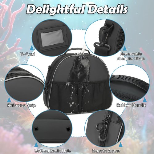 SLINRKE Scuba Regulator Bag - Diving Regulator Protective Bags Protecting and Storage Diving Gear with Adjustable Shoulder Strap