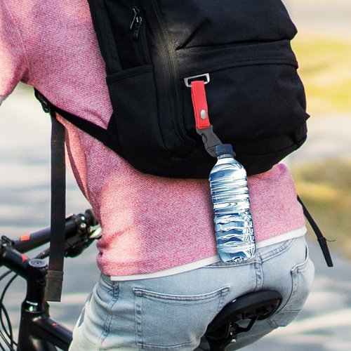 Andibro Hanging Bottle Buckle,4Pcs Portable Water Bottle Clip Mineral Water Bottle Ring Holder Water Bottle Belt Holder for Outdoor Camping Hiking Traveling Mountaineering Backpack
