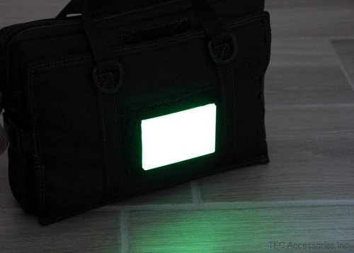 Embrite Beacon Morale Patch (Green) - Everyday Carry Glow in The Dark Patch with Hook and Loop Attachment - Tactical Military Airsoft Patches for Indoor and Outdoor Gear
