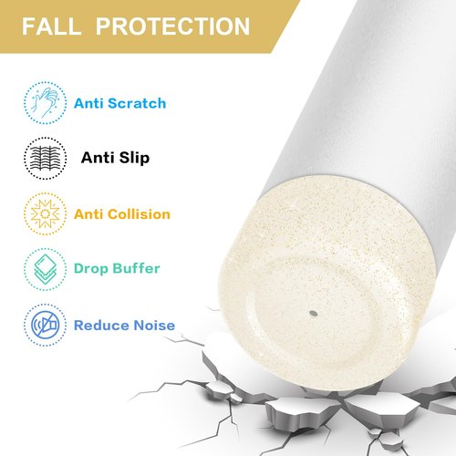2PCS Glitter Silicone Boot for Owala Water Bottle 32 oz, Anti-Slip Protective Sleeve for Owala Twist,FreeSip and Flip Stainless Steel Water Bottle, BPA-Free, Dishwasher Safe, Accessories