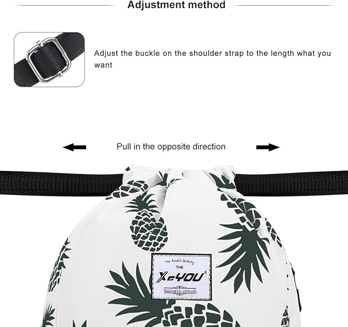 XEYOU Drawstring Sports Backpack Lightweight Gym Yoga Sackpack Shoulder Rucksack Casual Outdoor Daypack for Women and Men