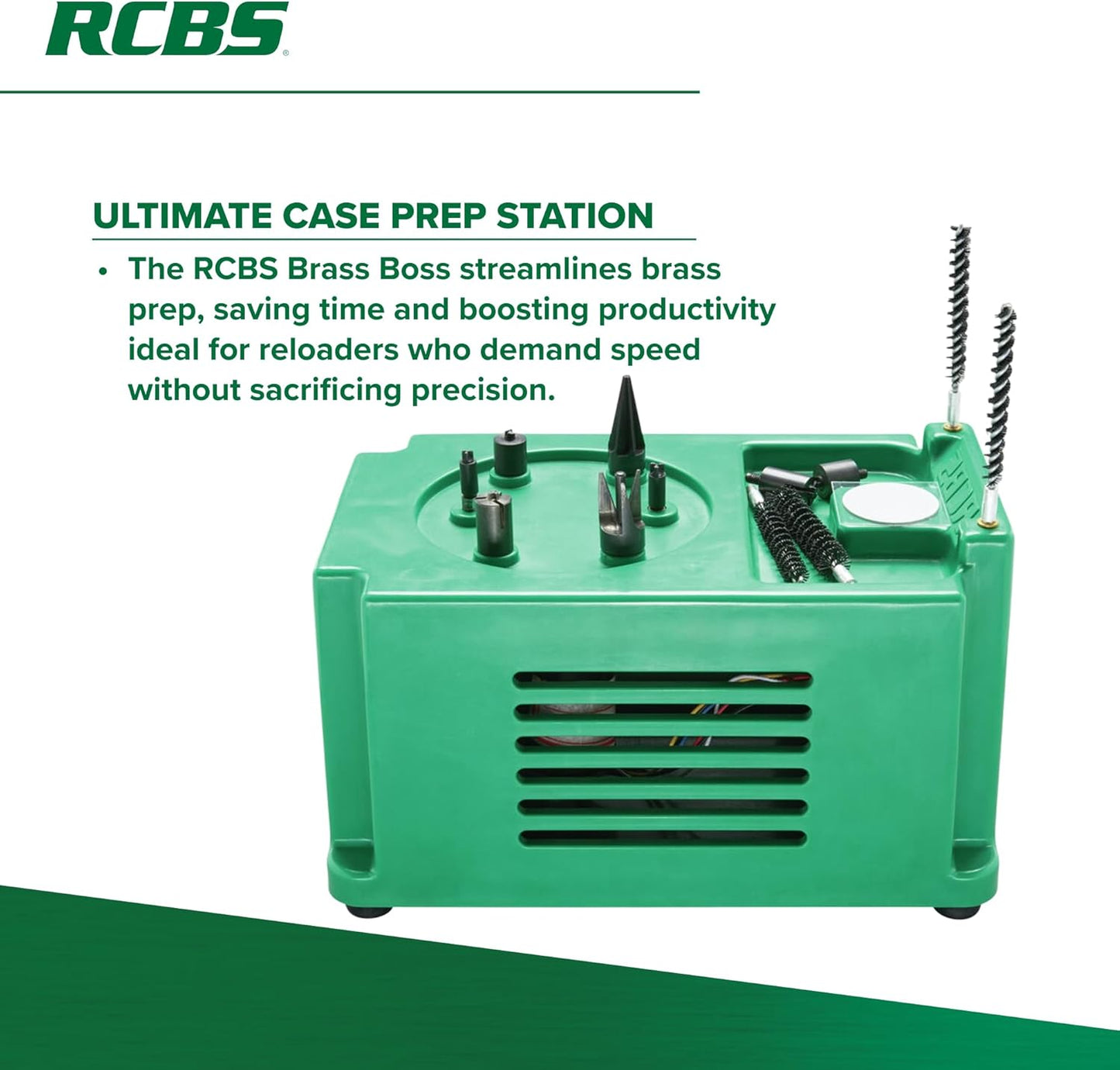 RCBS 90390 120-240 VAC Brass Boss (Us EU Aus UK) Trim Mate Case Prep Centers