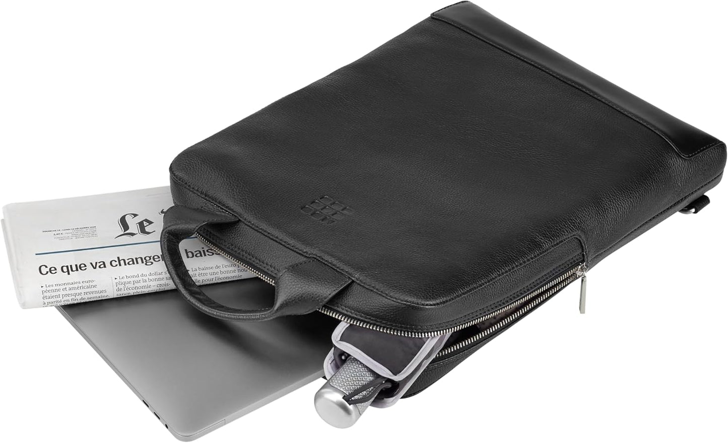 Moleskine Classic LTH Device Bag VERT BLK, Black, m