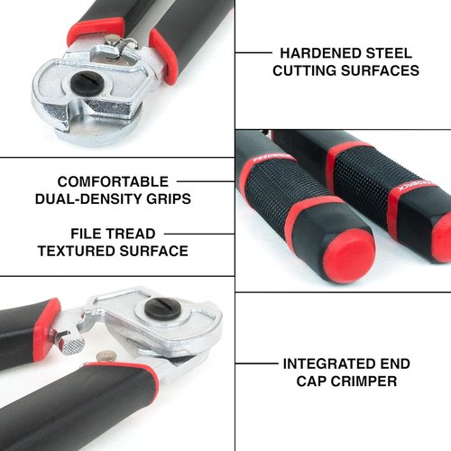 Feedback Sports | Bike Cable and Housing Cutter | Integrated Crimper | Forged Steel