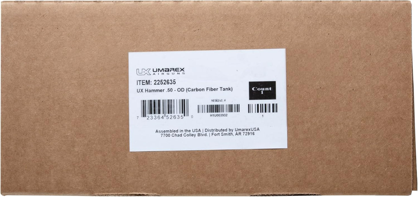 Umarex Hammer .50 Caliber PCP Pellet Gun Air Rifle