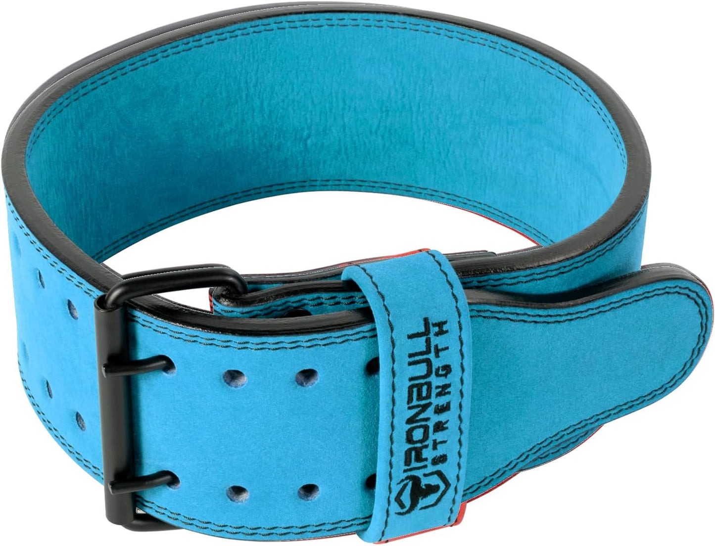 Powerlifting Belt - IPF Approved – Weight Lifting Belt 10mm - Prong Weightlifting Belt for Squats, Deadlift, and Bench Press – Lifting Belt Leather 4in for Men and Women – Back Brace for Gym, Workout, Strength Training, Strongmen & Power Lift