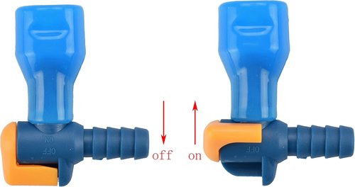 J.CARP ON-Off Switch Bite Valve Tube Nozzle Replacement for Hydration Pack Bladder