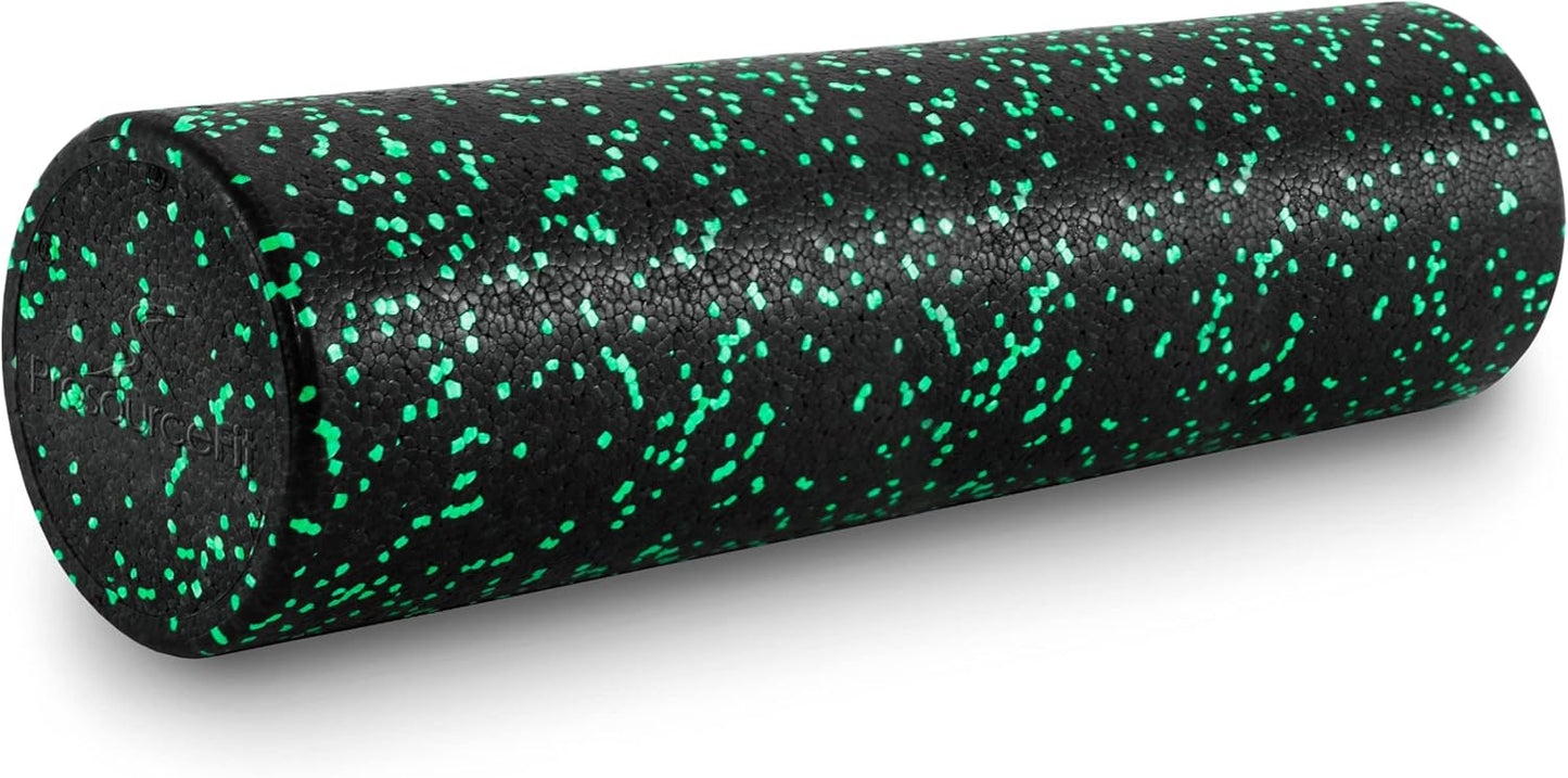 ProsourceFit High Density Foam Rollers 36 - inches Long, Firm Full Body Athletic Massage Tool for Back Stretching, Yoga, Pilates, Post Workout Muscle Recuperation, Black