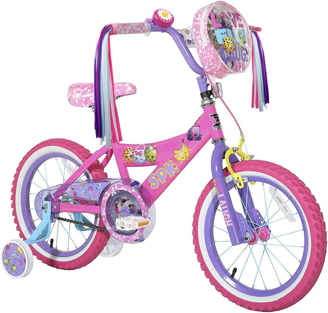 U-LIAN Kids Streamers and Bike Bell for Girls-1 Pack Flower Bicycle Bell with 2 Pack Handlebar Streamers Scooter Tassels for Children's Bike Accessories