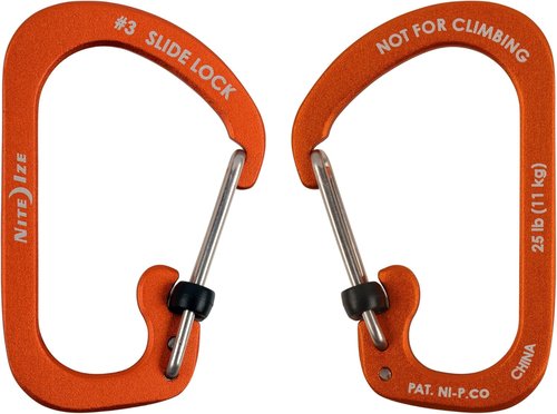 Carabiner SlideLock No3 Orange