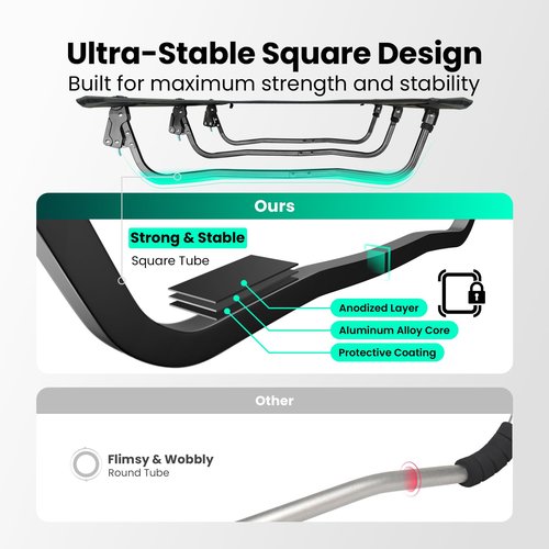 OuterSpa Portable Camping Cot, Sleeping Cots for Adults, Ultralight Backpacking Cot, Compact, Collapsible, Easy Set-Up, Supports 500lbs, Lightweight Camp Cot for Adults, Camping, Outdoors and Home
