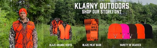 Klarny Outdoors Blaze Camo Orange Hunting Vest with Pockets - High Visibility, Waterproof, Ultra-Quiet Deer and Bow Gear Accessories, Size L