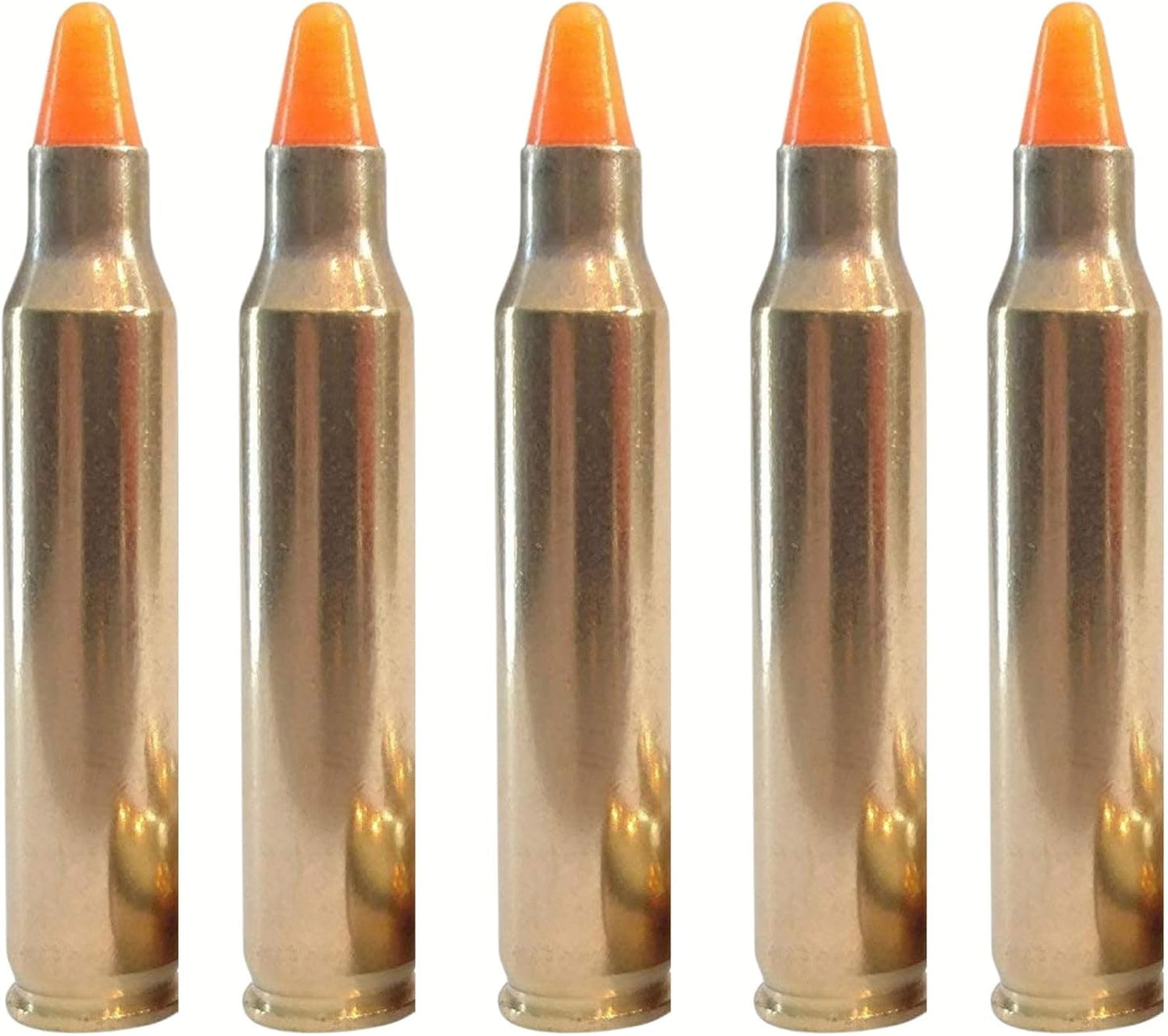 ST Action Pro .223 Cal (5.56mm)– Orange Safety Trainer Dummy Rounds, Reusable Dry Fire Training Ammunition (5-Pack) for Gun Owners