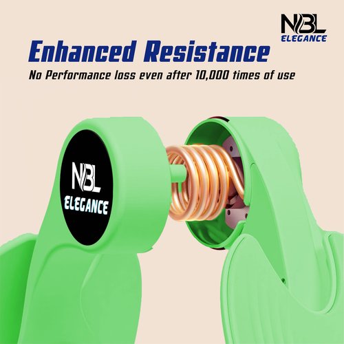 NBL ELEGANCE Thigh Master for Men/Women,Kegel Trainer,Pelvic Floor Muscle Exerciser with Resistance Band, Inner Thigh ,Arm & Hip Trimmer/Toner for Postpartum Recovery, Workout Equipment for Home & Gym