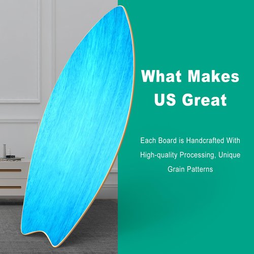 Healfith Balance Board,Adult Balance Board,Balance Trainer - Balance Board Kids - Wooden Balance Board,Including Roller,Half Ball And Balance Ball