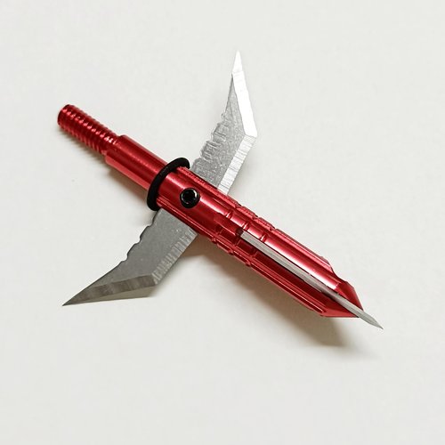 cqwsbsy 12pcs Hunting Broadheads 85 Grain Archery Broadheads 3-Blade Hunting Hybrid Mechanical Archery Tip 1.7" Cutting Dia for Compound, Recurve Bow & Crossbow