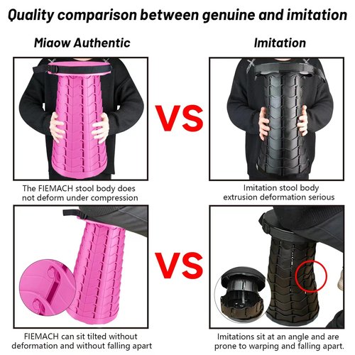 ZTMT Portable & Lightweight Foldable Camping Chair for Adults, Heavy Duty Folding Stool with Adjustable Shoulder Strap, Perfect for Picnic, Beach, Backyard, and Sporting Events, Max Weight 400lbs