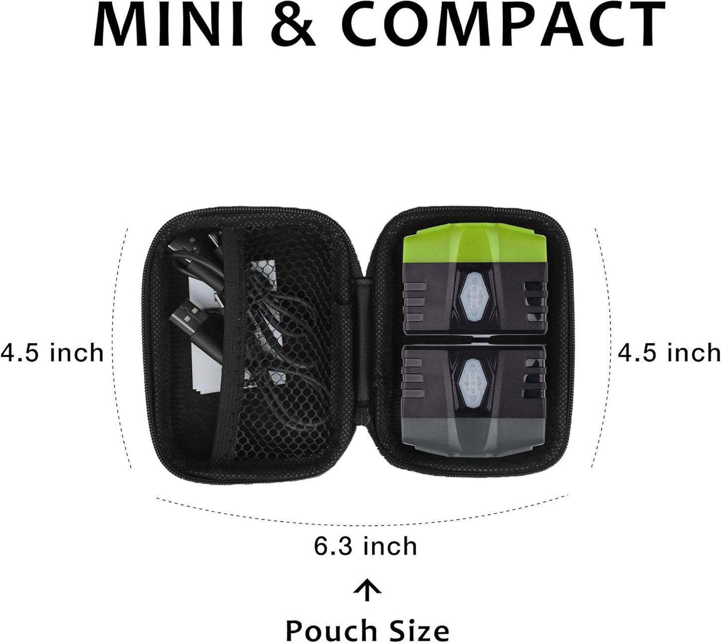 Ultra Bright Mini Hands Free LED Clip on Cap Light - Rechargeable Waterproof Hat Light Flashlight Portable Headlamp for Running Fishing Camping Hand Work Baseball Caps