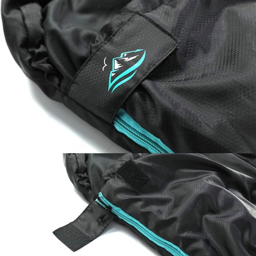 FE Active Camping Sleeping Bag - 3-4 Seasons Extra Long or Lightweight Hooded, Warm Outdoor Compact & Lightweight Sleeping Bag for Camping, Backpacking, Hiking, Travel | Designed in California, USA