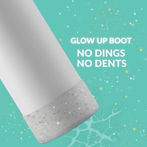 REUZBL Glitter Boot for Owala Free Sip 32 oz Bottles | Ultimate Silicone Sleeve Protection for Owala | Ding and Dent Protection Accessory with Enhanced Glitter Flakes