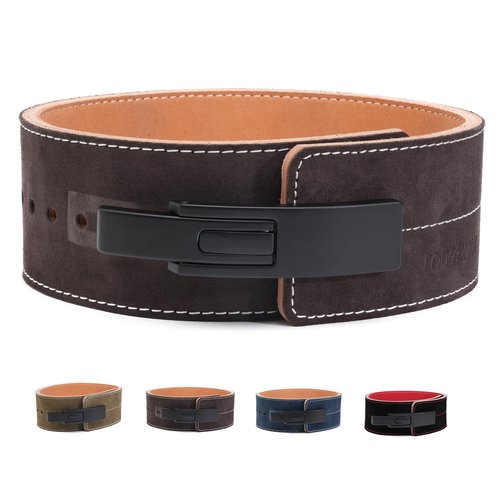 10MM Weight Power Lifting Leather Lever Pro Belt Gym Training Black-Weightlifting Belt for Men and Women – Power Lifting Workout & Squats Exercise