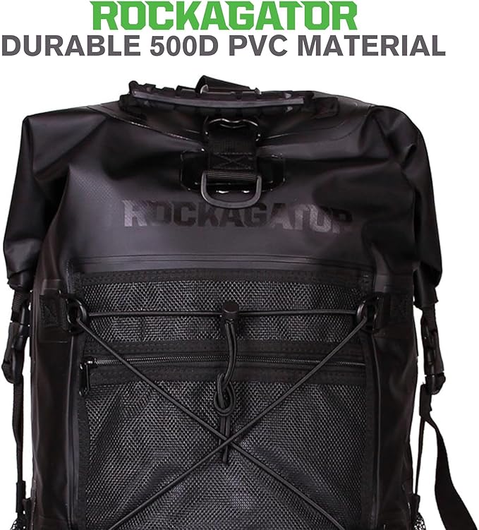 Kanarra 90L Waterproof Backpack for Camping, Hiking, Mountaineering, Backpacking, Hunting, Fishing, Canoeing, Outdoor Activities, The Wet Outdoors - Large Capacity, Roll Top Closure, Black