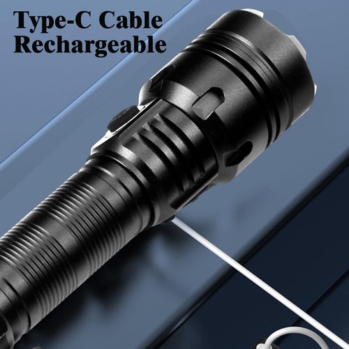 I0DO Rechargeable Blood Tracking Light for Night Hunting 2000 Lumens Blood Trail Tracking Flashlight Gifts for Hunter (Blood Finder Light)
