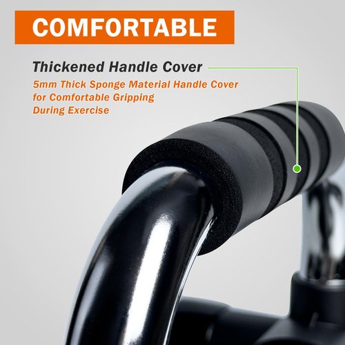 Uvedabul Pushup Brace and Plate, Suction Cup Brace for Exercise, Pectoral Muscle (Black)