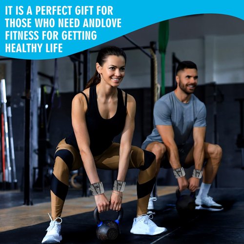 Wrist Weights Set of 2, Adjustable Wrist and Ankle Weights for Women and Men(1Lbs Each), 2lb Wearable Silicone Weighted Bangles, Fits for Yoga, Pilates, Home Gym, Dance, Swimming, Jogging, Cardio, Strength Training (Dark Grey)