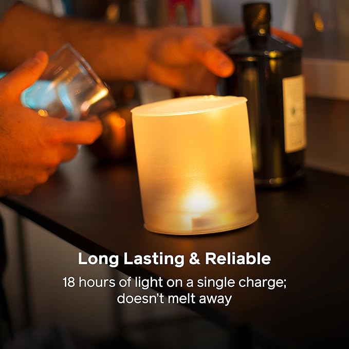 BioLite Luci Candle Flameless Inflatable, Solar-Powered Outdoor Lantern