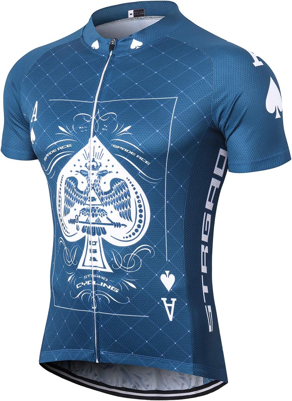Strgao Men's Cycling Jersey Bike Short Sleeve Shirt