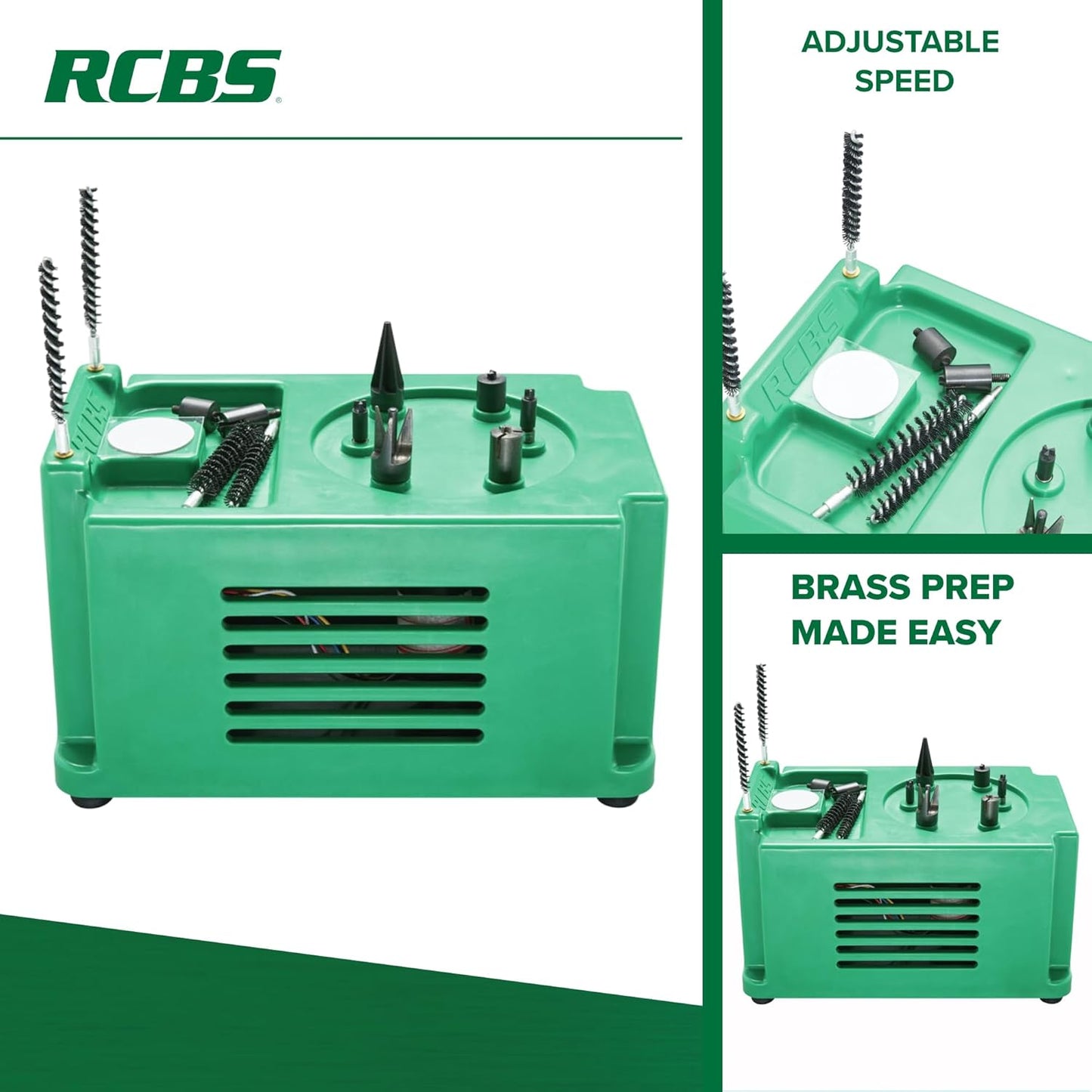 RCBS 90390 120-240 VAC Brass Boss (Us EU Aus UK) Trim Mate Case Prep Centers