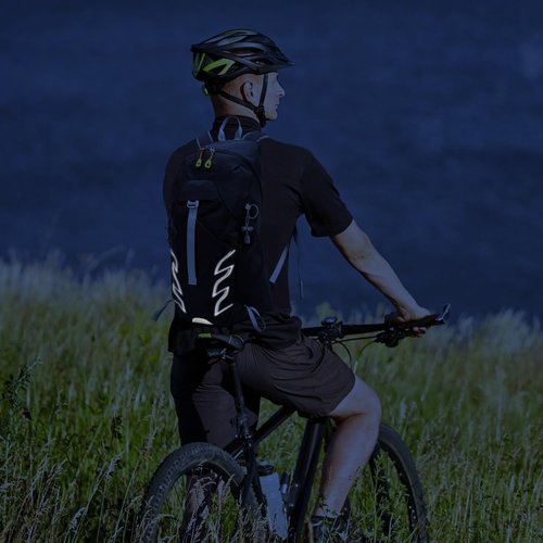 UtiaMiaoGonGo Small Lightweight Hiking Backpack，20L Waterproof Foldable Hiking Daypack Cycling Hydration Backpack Travel Camping Back Pack for Men Women, Black