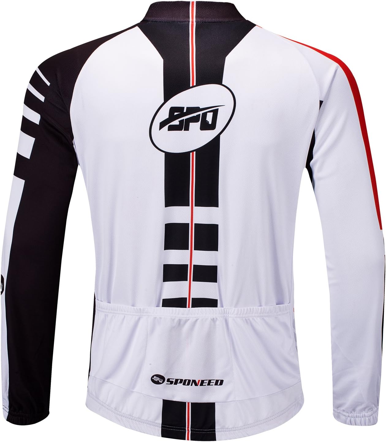 sponeed Men's Bicycle Shirts Long Sleeve Biker Jerseys Full Zipper Winter Cycling Gear Breathable