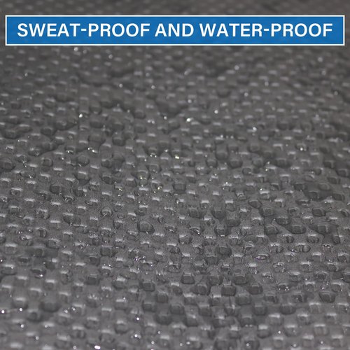 2PCS Fitness Equipment Mats and Floor Protector, Non-Slip Mat Rowing, Rowing Machine Bike Mat for Carpet & Hardwood Floors, Exercise Bike Mats (Two Pieces:30 * 12 inch)
