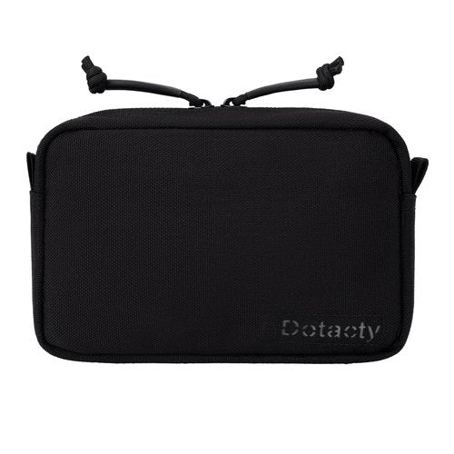 Dotacty Tactical Belt Pouch EDC Waist Bag MOLLE Admin Pocket Modular Medical Kit Organizer Phone Holster Vest Pack Nylon Utility Zipper Wallet Small Gear Tool Carrier for Men Women Camping Hiking BK
