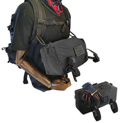yoson.k Tactical Pouches Molle Admin Pouches Large Capacity Pouch Carrier Bag (black)