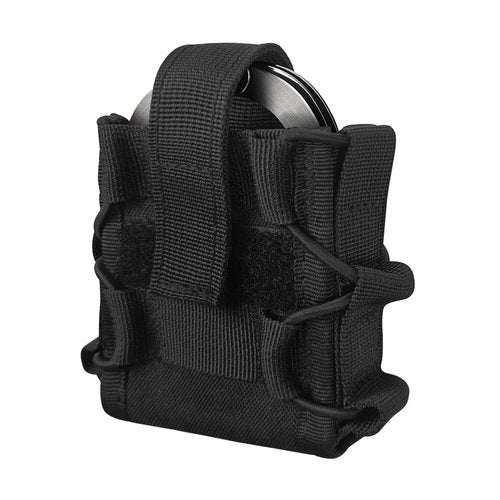 Handcuff Holster，Holder Pouch for Duty Belt Police Vest, Open-Top Handcuff Case Fits ASP Hinged Chain Folding Rigid Handcuffs with Compatible Various Work Belts